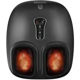 COMFIER Fußmassagegerät mit Wärme Vibration und Luftkompression, Shiatsu Fussmassagegerät Elektrisch Fussmassage für Plantarfasziitis und Schmerzlinderung, bis Schuhgröße 47,Geschenke