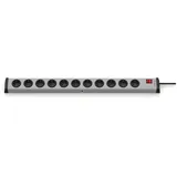 EHMANN 0201x00112301 Steckdosenleiste mit Schalter, 11fach Grau Schutzkontakt 1 St.