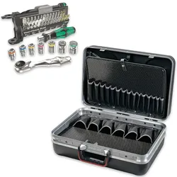 PARAT Werkzeugkoffer SILVER Style inklusive Wera Tool Check Plus 39-teilig