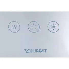 Duravit Happy D.2 Plus 70x70x5,5cm, 122 W, Lichtfeldd. radial