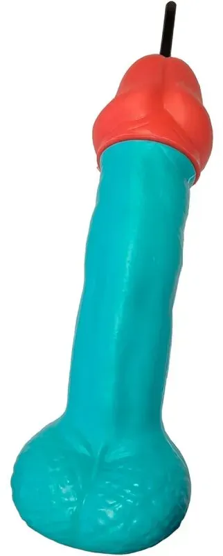 DIABLO PICANTE - BLAUER PENISBECHER AUS KUNSTSTOFF