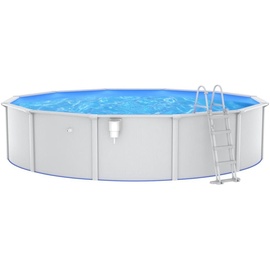 vidaXL Pool mit Sicherheitsleiter 550x120 cm