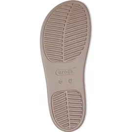 Crocs Brooklyn Ankle Strap Wedge Sandalen Black / Mushroom 41-42