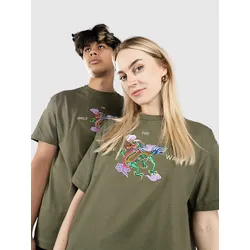 Smile And Wave Kowloon T-Shirt olive Gr. M