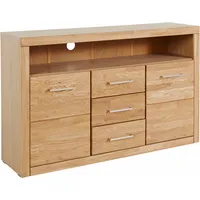 Home Affaire Sideboard »Ribe,130cm breit,80cm hoch, 6 Fächer«, Holz
