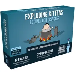 ASMODEE EXKD0022 Exploding Kittens Exploding Kittens Recipes for Disaster