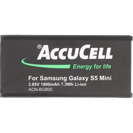 AccuCell Akku passend für den Samsung Galaxy S5 Mini Akku EG-BG800, EG-BG800BBE