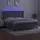 vidaXL Boxspringbett mit Matratze & LED Hellgrau 160x200 cm Samt