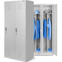 Jan Nowak Kacper Garderobenschrank 180 x 80 x 50 grau