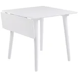 Klapptisch Lotta 80/105x80cm, MDF Weiß