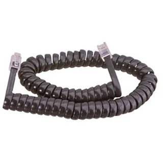 Telefonverbindung, gewellt, 4c, Schwarz.