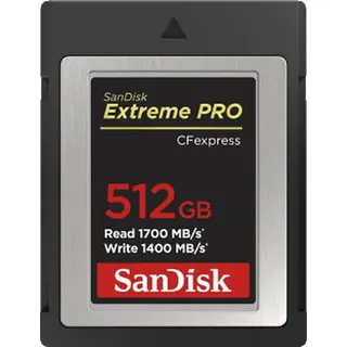 SanDisk Extreme PRO CFexpress Type B 512GB (SDCFE-512G)