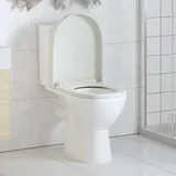 vidaXL Toilettensitz mit Absenkautomatik und Quick-Release Weiß