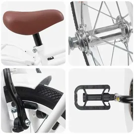 vidaXL Kinderfahrrad 14 Zoll weiß
