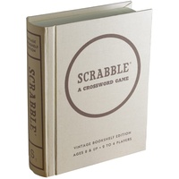Scrabble Linen Book Vintage Edition Board Game
