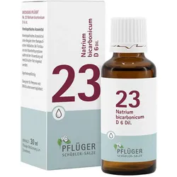 Schüßler-Salze Biochemie Pflüger 23 Natrium bicar.D 6 Tropfen