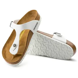 Birkenstock für Damen. 745531 Sandalen Normal Gizeh Birko-Flor weiß 39