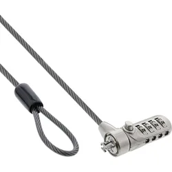 InLine Notebook Sicherheitsschloss - mit Zahlenkombination - 4,4mm x 2m