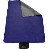 Picknickdecke Outdoor-Campingdecke, 140 cm x 180 cm Tundra, normani, Wasserdichte Unterseite - Fleece Oberseite Sommerdecke Outdoordecke grün