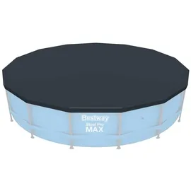 BESTWAY Flowclear Pool-Abdeckplane grau 457 cm