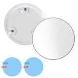 Culinavog 3X Vergrößerungsspiegel, Kosmetikspiegel mit 3 Saugnäpfen, Make-up-Spiegel für Präzision, Kleiner Vergrößerungsspiegel Wandspiegel fur PräZises Make-Up Badezimmer Reisen