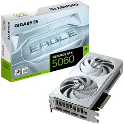 GIGABYTE Grafikkarte "GeForce RTX 5060 EAGLE OC ICE 8G Grafikkarte - 8GB GDDR7, 128bit, PCI-", eh13, Grafikkarten