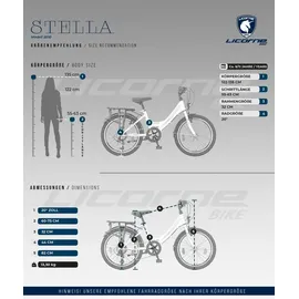 licorne bike gmbh Stella Premium 20 Zoll weiss
