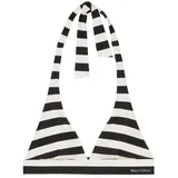 Marc O'Polo Bikini-Top Damen Schwarz/Weiß M