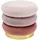 Kare Hocker Bloom 45 x 40 x 45 cm Rosa/Beige