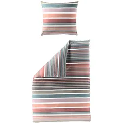 Bierbaum Bettwäsche 155 x 220 cm Renforce Rot