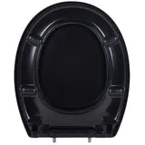 Primaster WC-Sitz mit Absenkautomatik Schwarz