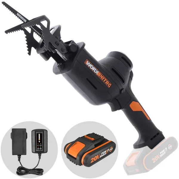Worx WG893E - Akku-Säbelsäge - 20V 2Ah