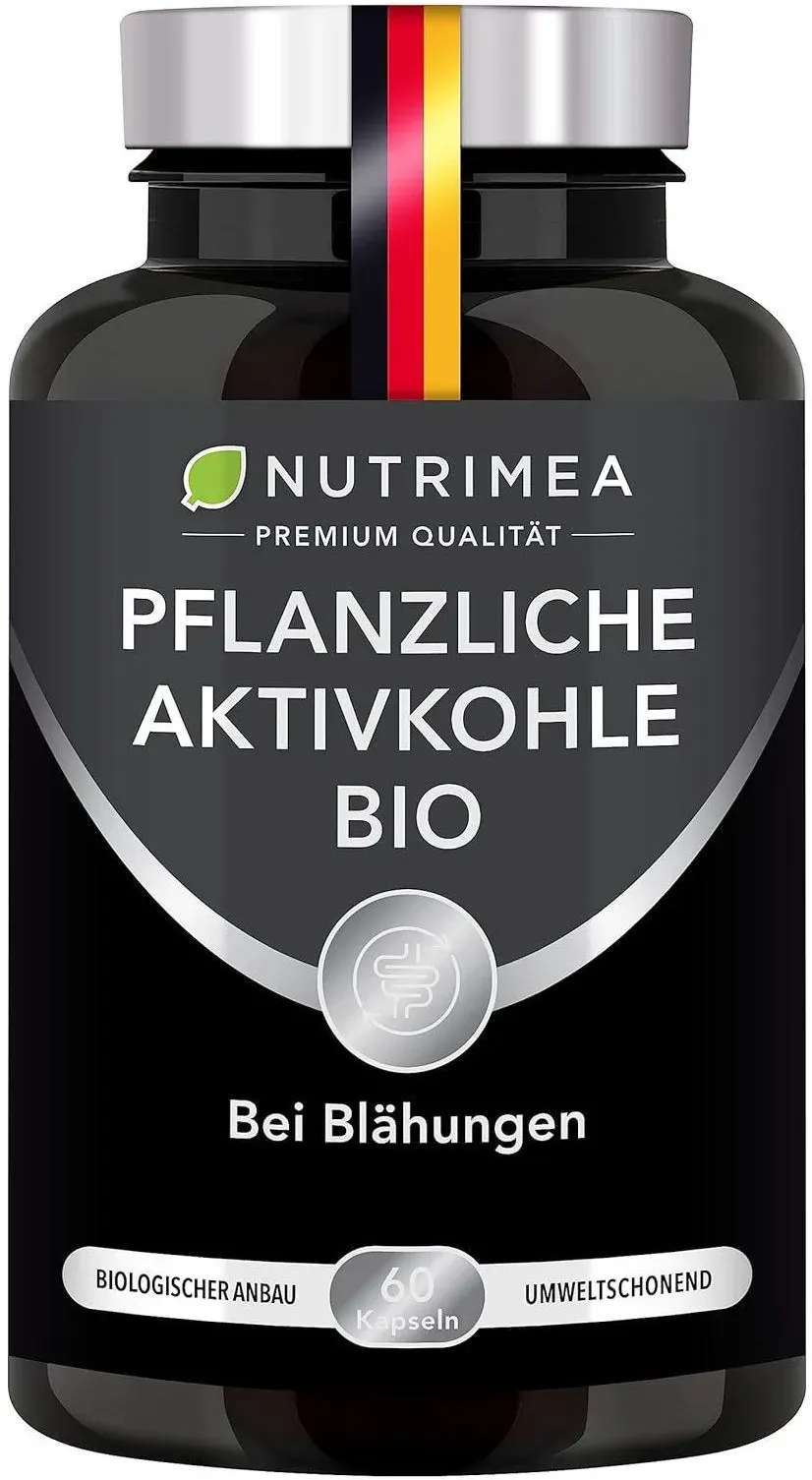 Nutrimea Aktivkohle Detox Kapseln 60 St