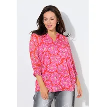 Ulla Popken Tunika Herzblumen pink 58-60