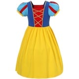 Lito Angels Prinzessin Schneewittchen Kleid Kostüm Verkleidung für Kinder Mädchen Größe 7-8 Jahre 128