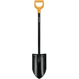 Fiskars Spaten mit XL-Blatt schwarz/orange, 20,5cm)