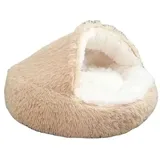 SWZEC HABOZ GoHöhle - Ergonomische Hundehöhle für gelenkschonende Schläfchen (40cm,Beige)