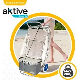 Aktive Faltbarer Strandwagen Blau