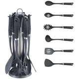 Michelino 7-teiliges Küchenhelfer-Set im edlen Design (Carbon-Optik)