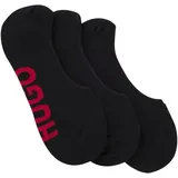 hugo underwear HUGO Füßlinge 3P SL LOGO CC (3-Paar) schwarz 43-44