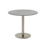 Niehoff Bistro Edelstahl - 70 cm rund HPL Granit-Design