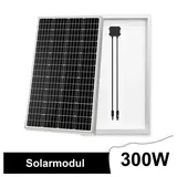 Rhein Beleuchtung Solaranlage 300 Watt Solar Panel (12 V), (1-St., solarmodul, solarpanel, pv modul), A+ monokristalline Zellen, Geringe Verluste, lange Haltbarkeit