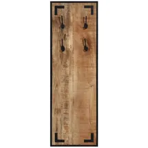 vidaXL Garderobenständer 35 x 8 x 110 cm Raues Massivholz Mango