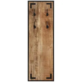 vidaXL Garderobenständer 35 x 8 x 110 cm Raues Massivholz Mango