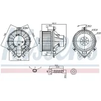 Nissens Innenraumgebläse Ø139mm für Mini