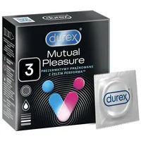 DUREX Mutual Pleasure Prezerwatywy z wypustkami, 3 sztuki