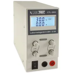 CHILITEC Regelbares Labornetzgerät CTL-3003, 0...30 V / 0...3 A, LCD