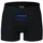 multifanshop Boxershorts Hamburg - Herzschlag blau/schwarz XL 2er Pack