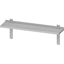 Stalgast Wandbord ECO, mit Konsolen und Wandschienen 800x300x400 mm höhenverstellbar, Selbstmontage AISI201