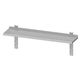 Stalgast Wandbord ECO, mit Konsolen und Wandschienen 800x300x400 mm höhenverstellbar, Selbstmontage AISI201